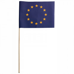 Flagga på träpinne, EU