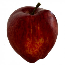 Æble, rød, 9cm, kunstig frugt