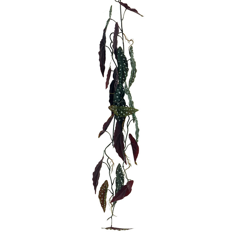 Begoniabladsranka med prickar, 105cm, konstgjord växt