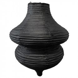 Rispappers lampskärm, svart, 42cm