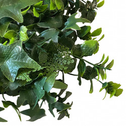 Bladmix matta med bladblandning, 50x50 cm, konstgjord växt