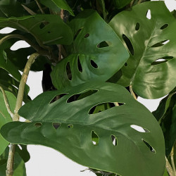 Monstera hängande växt i kruka, 80cm, konstgjord växt