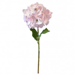 Hortensia, rosa, 52cm, konstgjord blomma