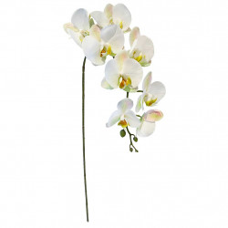 Orkidé på stjälk, vit, 108cm, konstgjord blomma