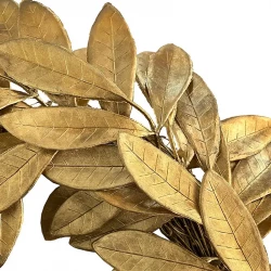 Krans i guld, 40 cm, konstgjord gren