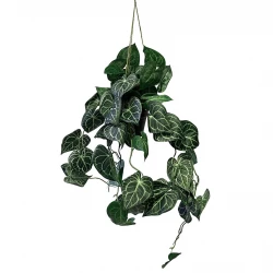 Anthurium hängande växt i kruka, 80cm, konstgjord växt