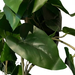 Philodendron hängande växt i kruka, 80cm, konstgjord växt