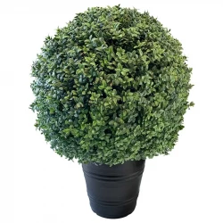 Boxwood i kruka, Ø50cm, UV, konstgjord växt