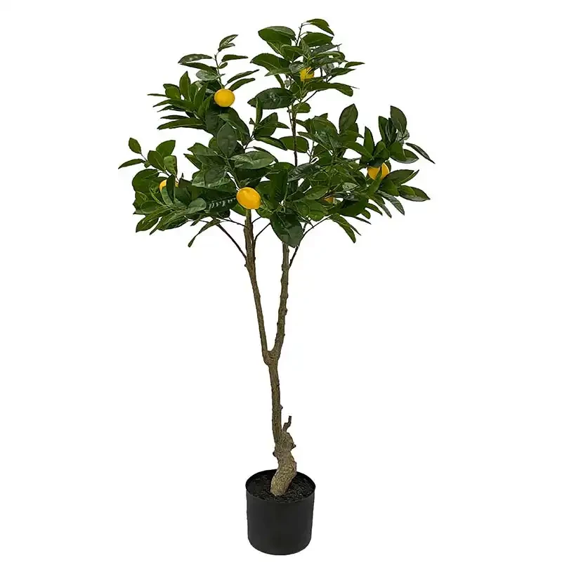 Citronträd i kruka, 150cm, konstgjord växt