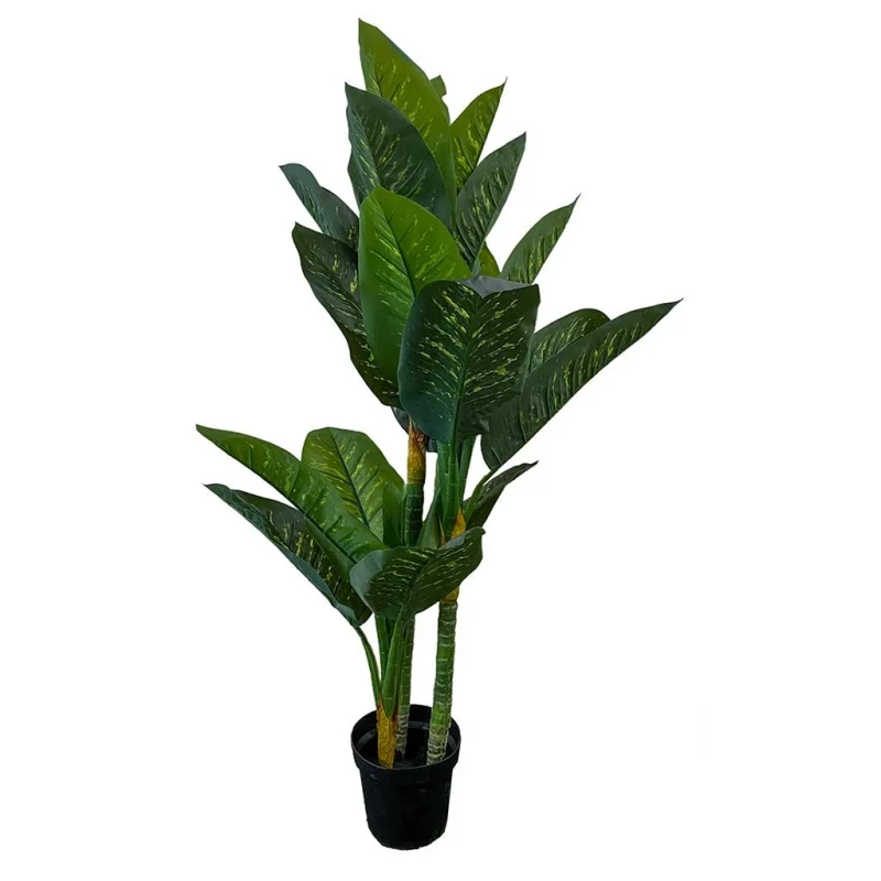 Dieffenbachia i kruka, H150cm, konstgjord växt