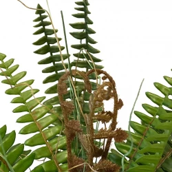 Ormbunke bukett, 48cm, konstgjord växt