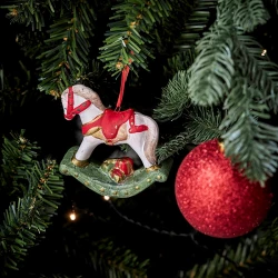 Julgranspynt, gunghäst handgjorda med upphängning