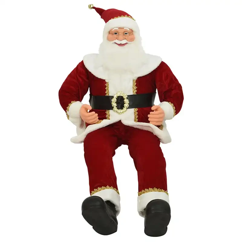 Jultomte med böjbara ben och armar, 140 cm