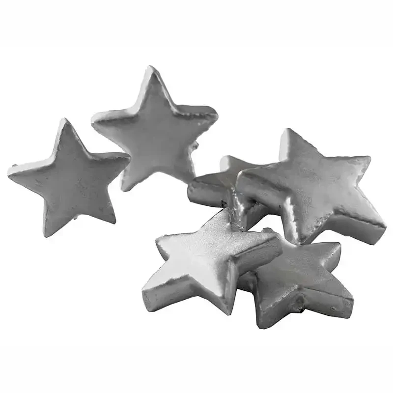Stjärnor i frigolit till dekoration, 4-5cm