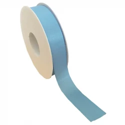 25 mm Satinband med kantsöm, Ljusblå