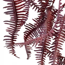 Ormbunke hängväxt, röd, 99cm, konstgjord växt