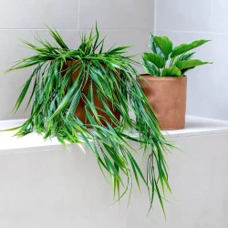 Gräs hänger, 80cm, UV, konstgjord växt