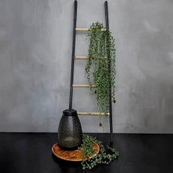 Hängande lärkgren m grankottar, 110cm, konstgjord växt