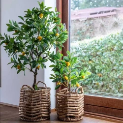 Citronträd i kruka, 120 cm, konstgjord växt