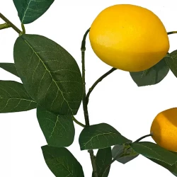 Citrongren, 3 citroner, 74cm, konstgjord gren