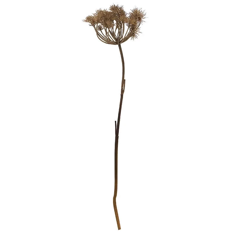 Lokaväxt, gråbrun, H:98cm, konstgjord blomma