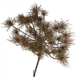Lokaväxt, gråbrun, H:98cm, konstgjord blomma