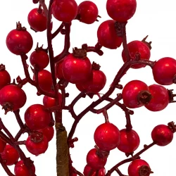 Gren med röda bär, 45cm, konstgjord gren