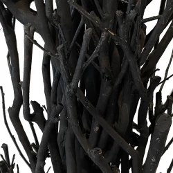 Björkgrenar, sammanbundna, 77cm, svart