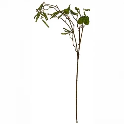 Björkgren med groda, 70cm, konstgjord växt
