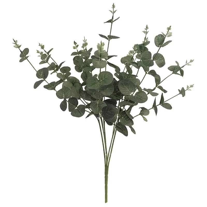 Eukalyptusbukett, 5 grenar, H:60cm, konstgjord blomma