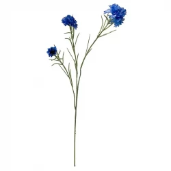 Blåklint på stjälk, 86cm, konstgjord blomma