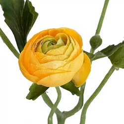 Ranunkelblomma, gul, 48 cm, konstgjord blomma