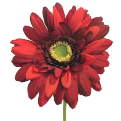 Gerbera på stjälk 48 cm Röd, Konstgjord blomma