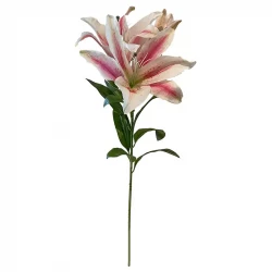 Lilja på stjälk, 100cm, konstgjord blomma