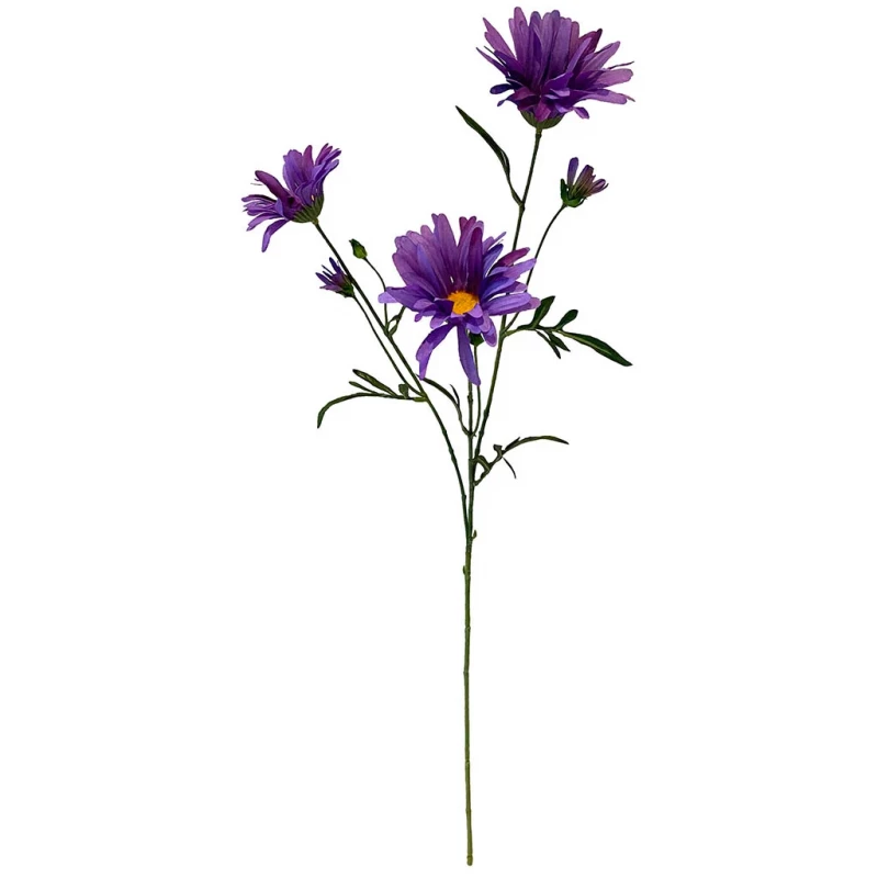 Asters på stjälk, lila, 70cm, konstgjord blomma