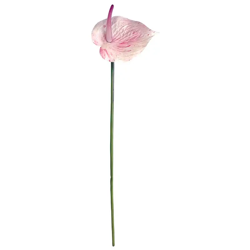 Flamingoblomma, ljusrosa, 45 cm, konstgjord blomma