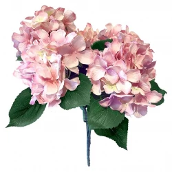 Hortensiabukett, 45cm, pink, konstgjord blomma