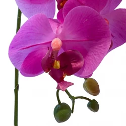 Orkidé på stjälk, pink, 78cm, konstgjord blomma