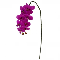 Orkidé på stjälk, pink, 80cm, konstgjord blomma