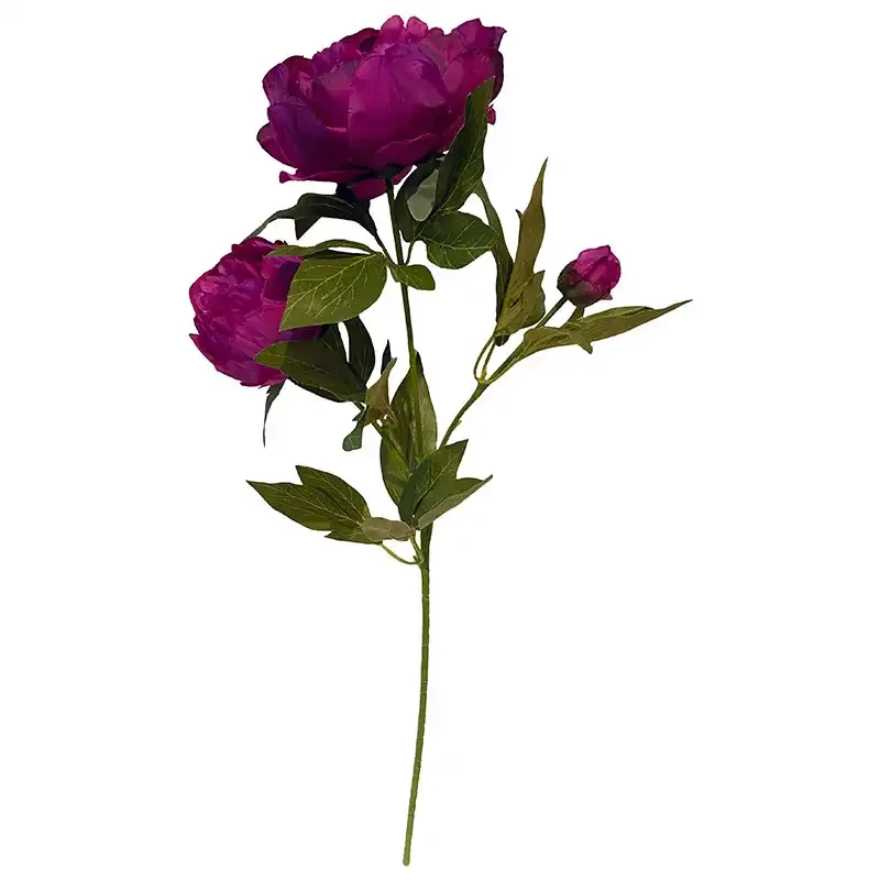 Pion på stjälk 71 cm Lila/Pink, konstgjord blomma