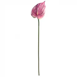 Flamingoblomma, 45cm, pink, konstgjord blomma