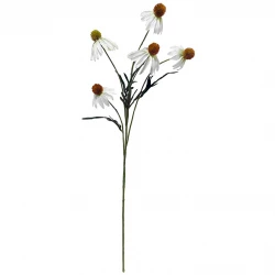 Solhatt, kräm, 90cm, Rudbeckia, konstgjord blomma