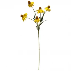 Solhatt, gul, 90cm, Rudbeckia, konstgjord blomma