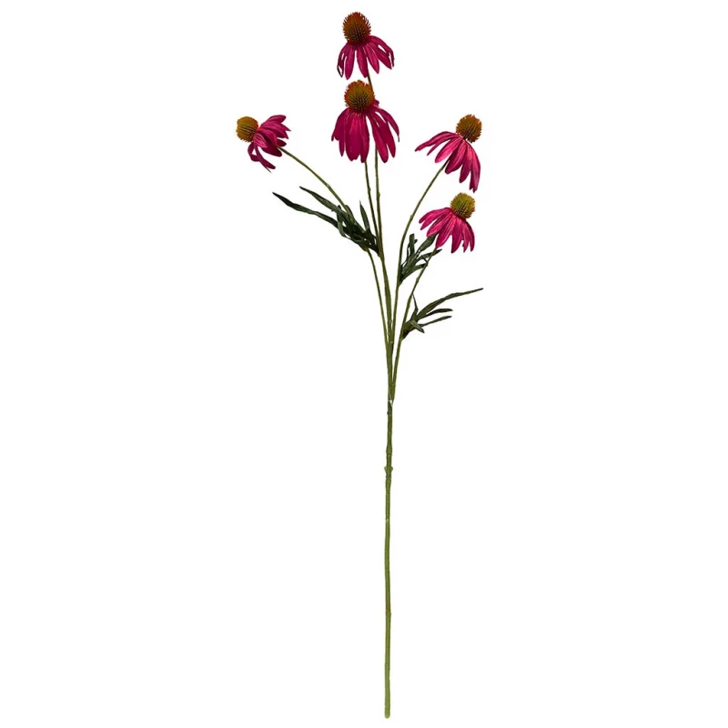 Solhatt, röd, 90cm, Rudbeckia, konstgjord blomma