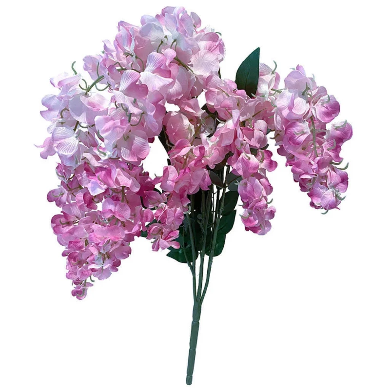 Blåregn, pink, 77cm, konstgjord blomma