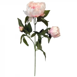 Pion på stjälk 71 cm Rosa, konstgjord blomma