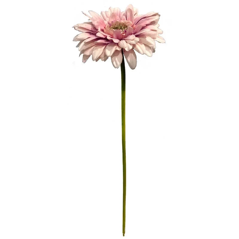 Gerbera på stjälk 48 cm Rosa/Laxfärgad, konstgjord blomma