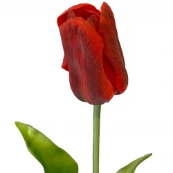Tulpan, röd, 48 cm, konstgjord blomma
