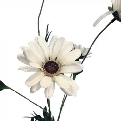 Margerit m 4 blommor, 78cm, konstgjord blomma