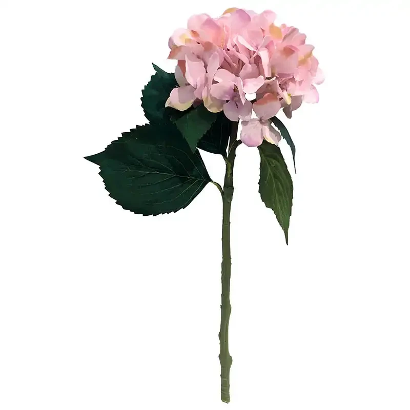 Hortensia, 48 cm Rosa, konstgjord blomma